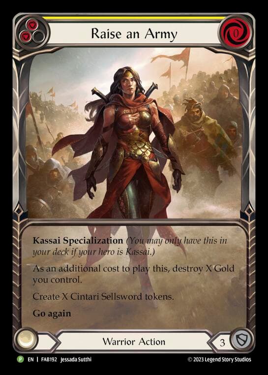 Raise an Army - FAB192 — Flesh and Blood: Promo Cards card