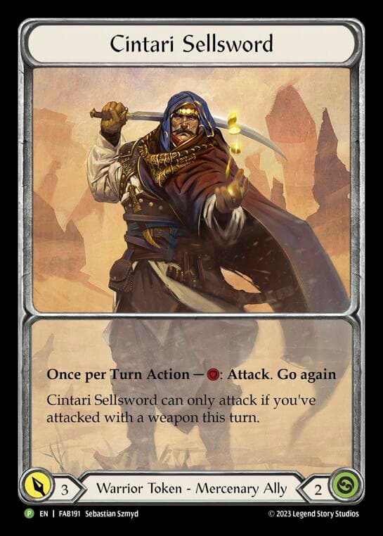 Cintari Sellsword - FAB191 — Flesh and Blood: Promo Cards card