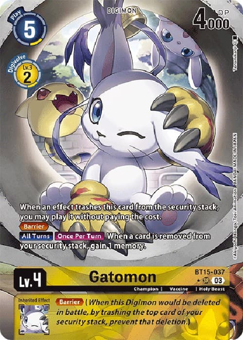 Gatomon (Alternate Art) — Exceed Apocalypse card