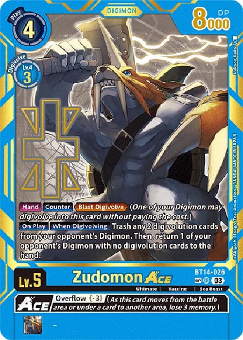 Zudomon ACE (Special Rare) — Exceed Apocalypse card