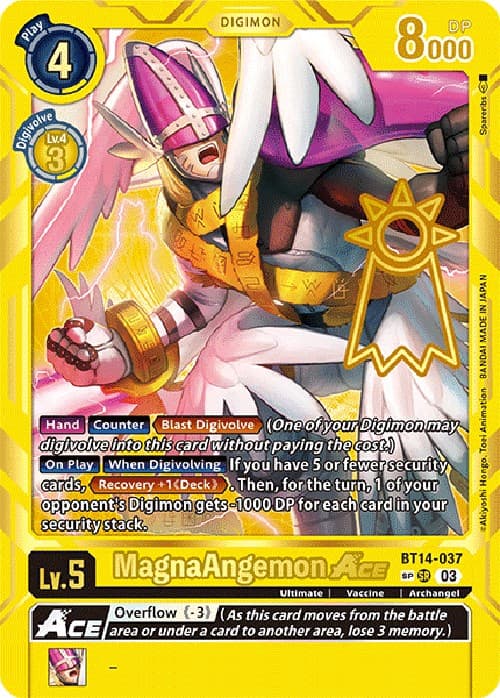 MagnaAngemon ACE (Special Rare) — Exceed Apocalypse card