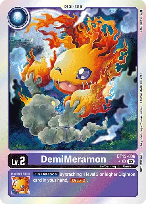 DemiMeramon (Exceed Apocalypse Box Promotion Pack) — Exceed Apocalypse card