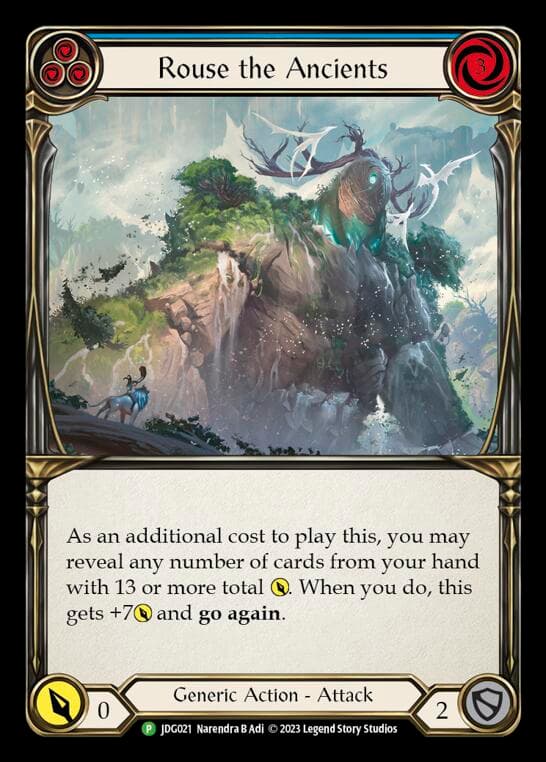 Rouse the Ancients - JDG021 — Flesh and Blood: Promo Cards card