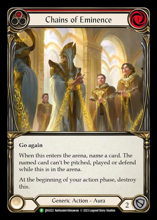 Chains of Eminence - JDG022 — Flesh and Blood: Promo Cards card