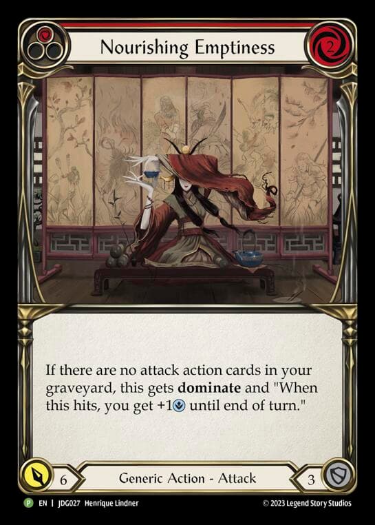 Nourishing Emptiness - JDG027 — Flesh and Blood: Promo Cards card