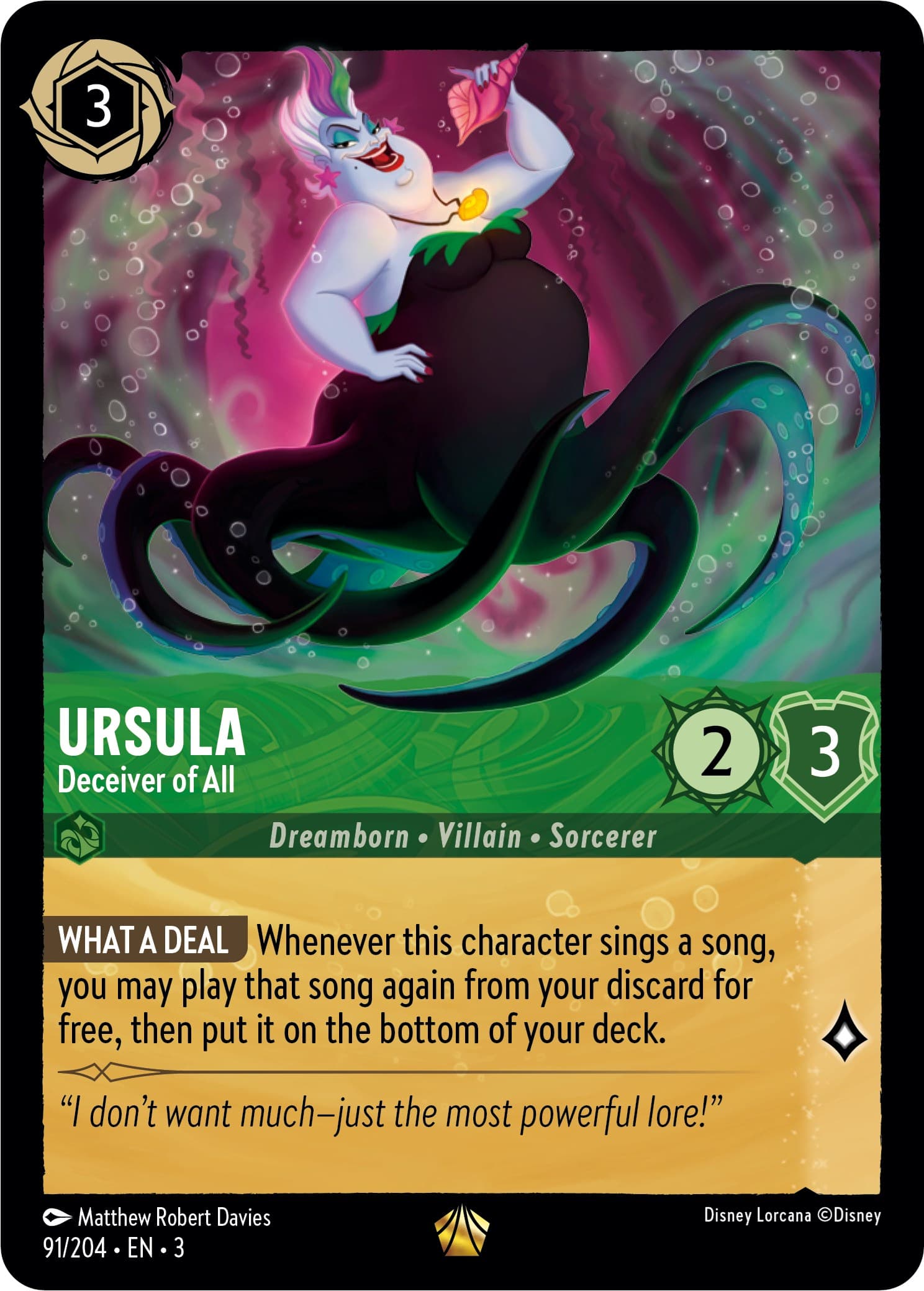 Ursula - Deceiver of All — Into the Inklands card
