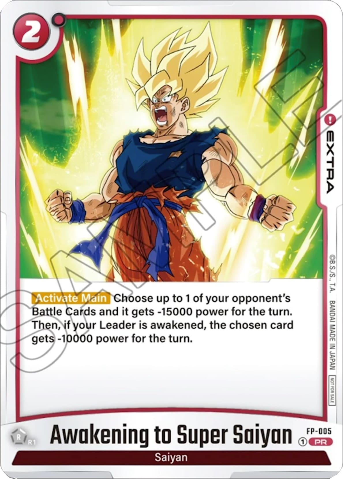 Awakening to Super Saiyan - FP-005 — Fusion World Promotion Cards and Packs card