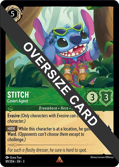 Stitch - Covert Agent (Oversized) — Into the Inklands card