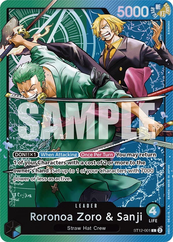 Roronoa Zoro & Sanji — Starter Deck 12: Zoro and Sanji card