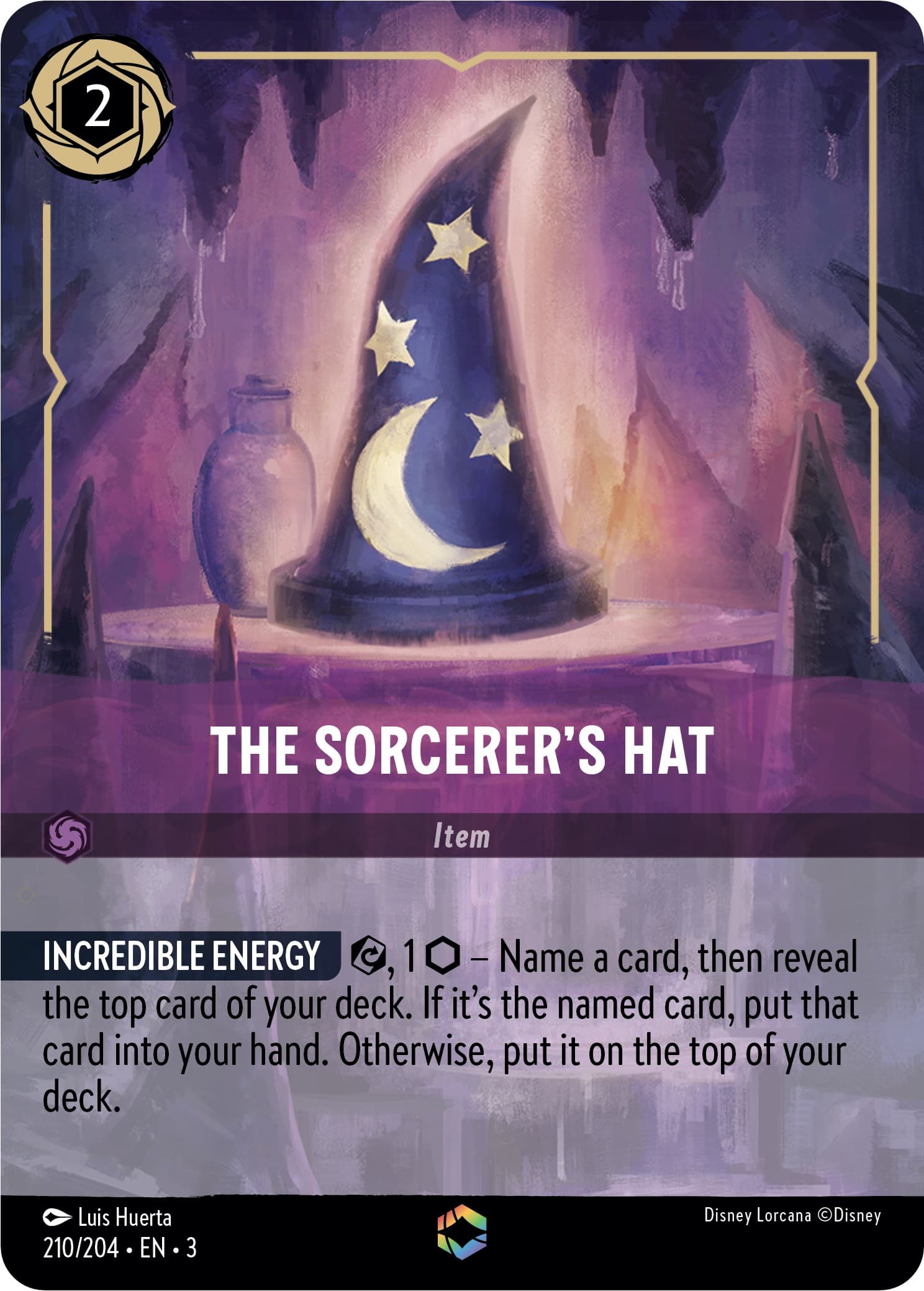 The Sorcerer's Hat (Enchanted) — Into the Inklands card
