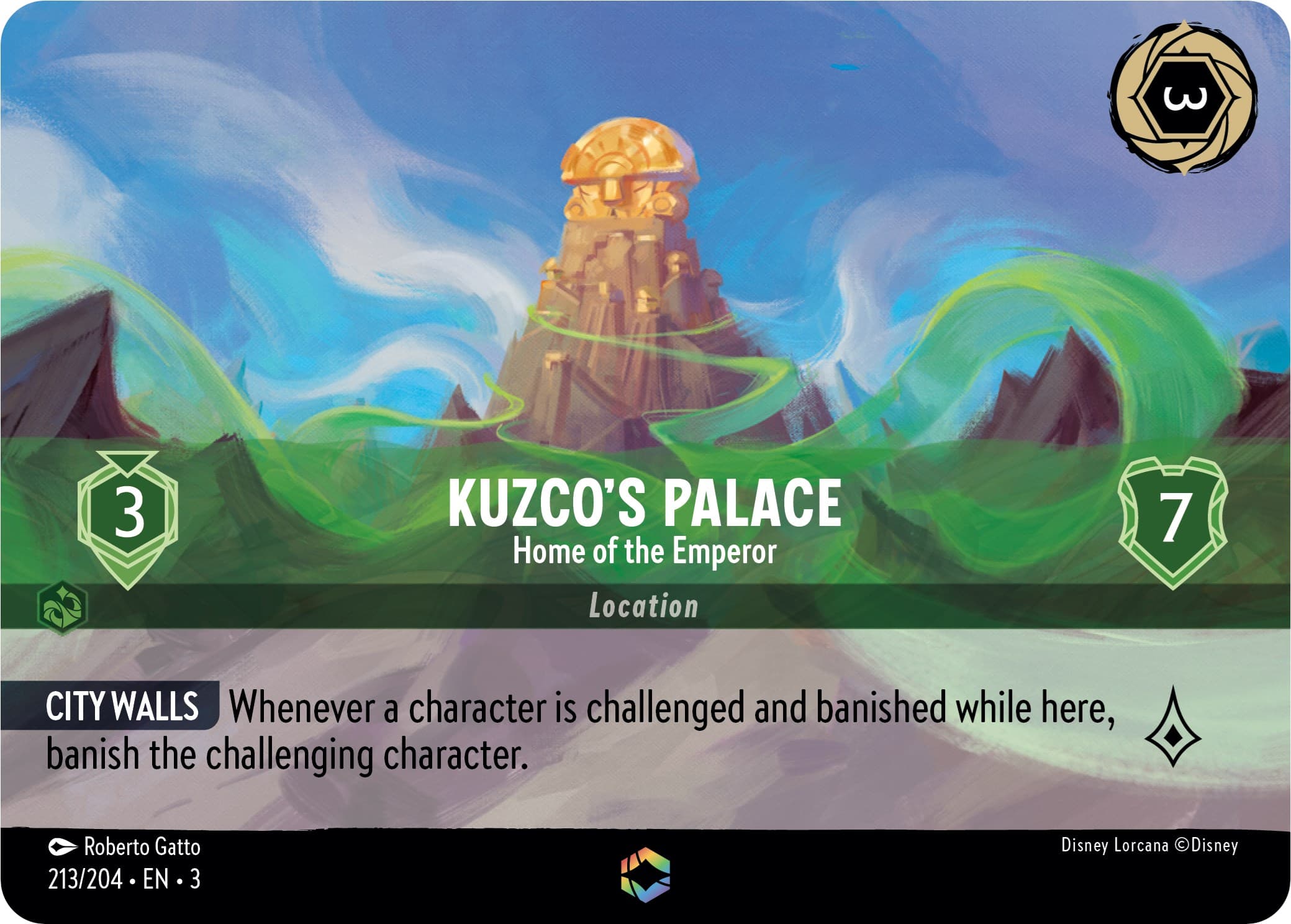 Kuzco's Palace - Home of the Emperor (Enchanted) — Into the Inklands card