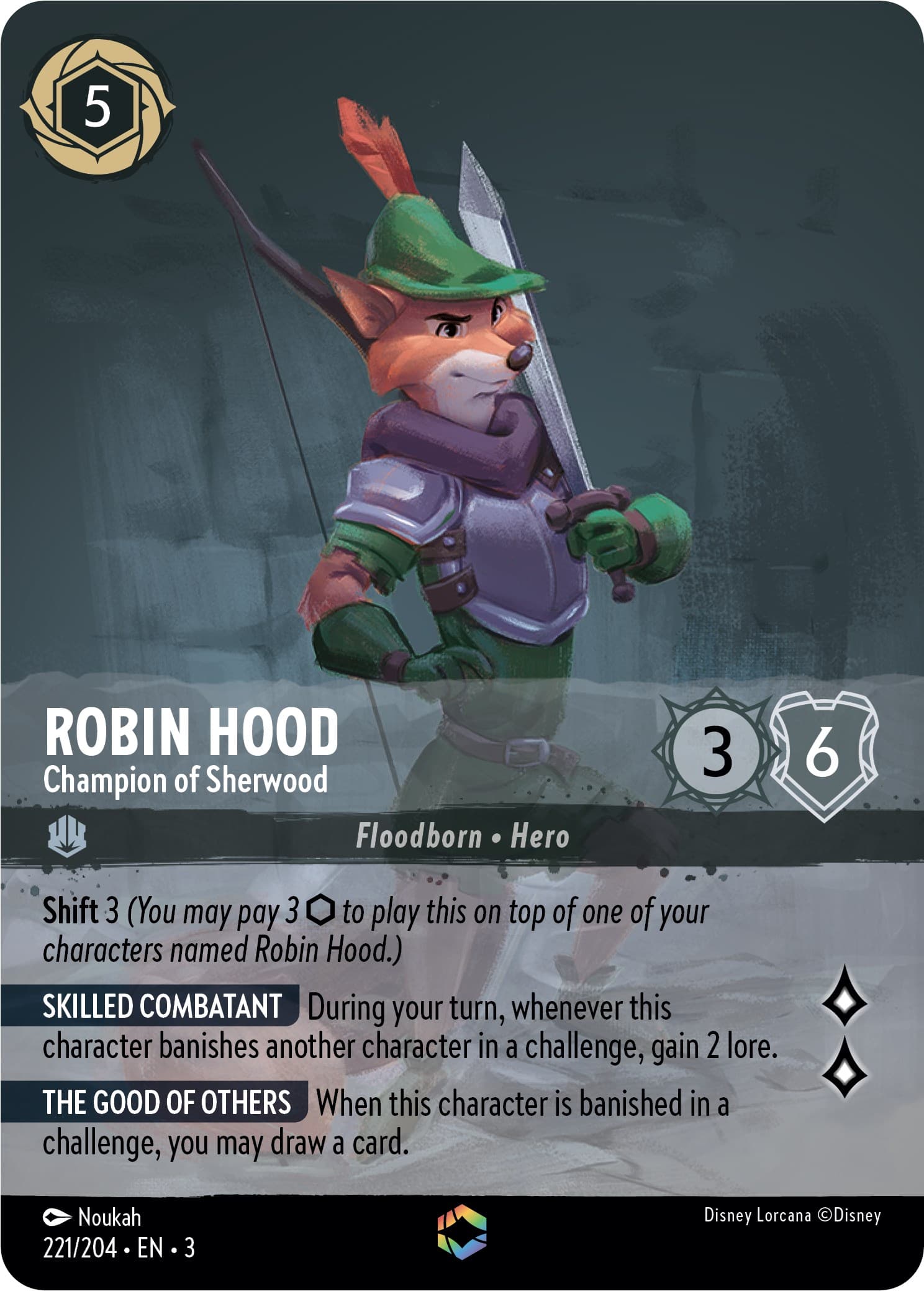 Robin Hood - Champion of Sherwood (Enchanted) — Into the Inklands card