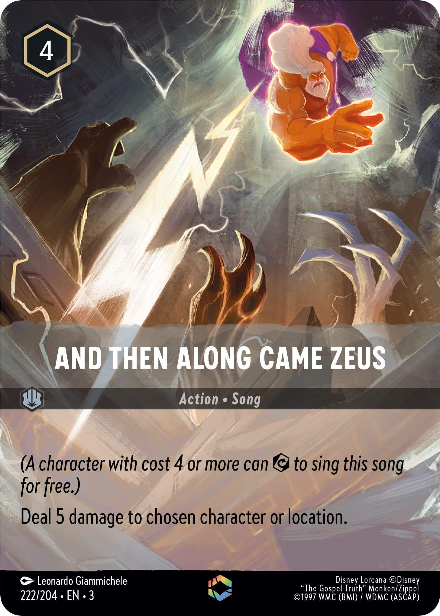 And Then Along Came Zeus (Enchanted) — Into the Inklands card