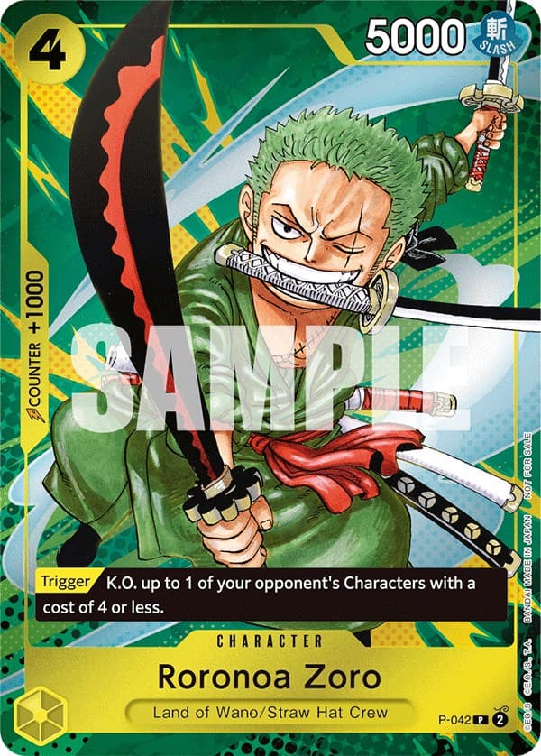 Roronoa Zoro (Event Pack Vol. 3) — One Piece Promotion Cards card