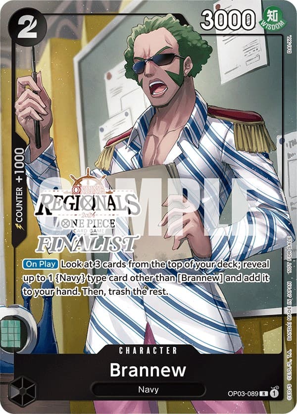 Brannew (Online Regional 2024) [Finalist] — One Piece Promotion Cards card