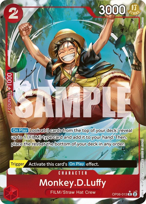 Monkey.D.Luffy (Alternate Art) — Wings of the Captain card
