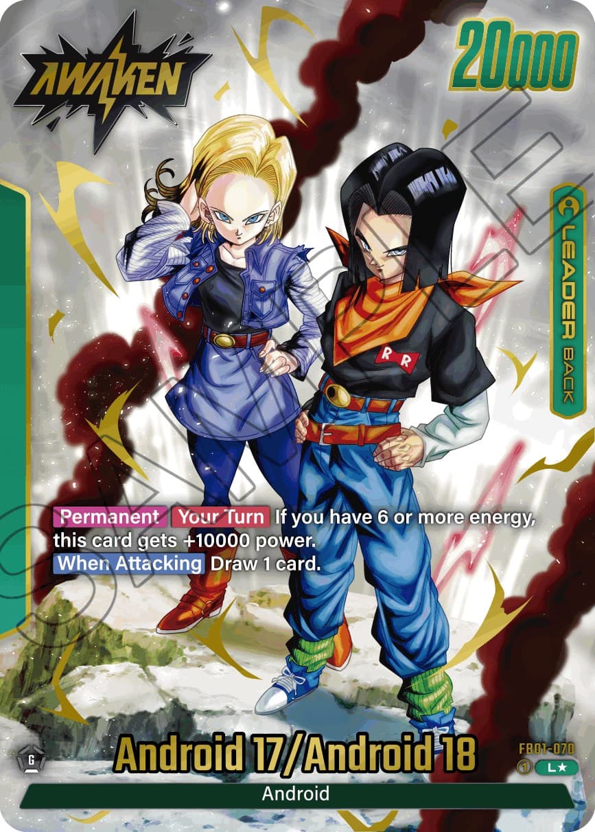 Android 17 - FB01-070 (Alternate Art) — Awakened Pulse card