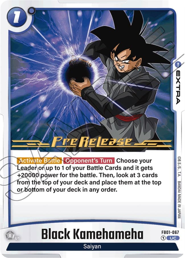 Black Kamehameha — Awakened Pulse Pre-Release Cards card