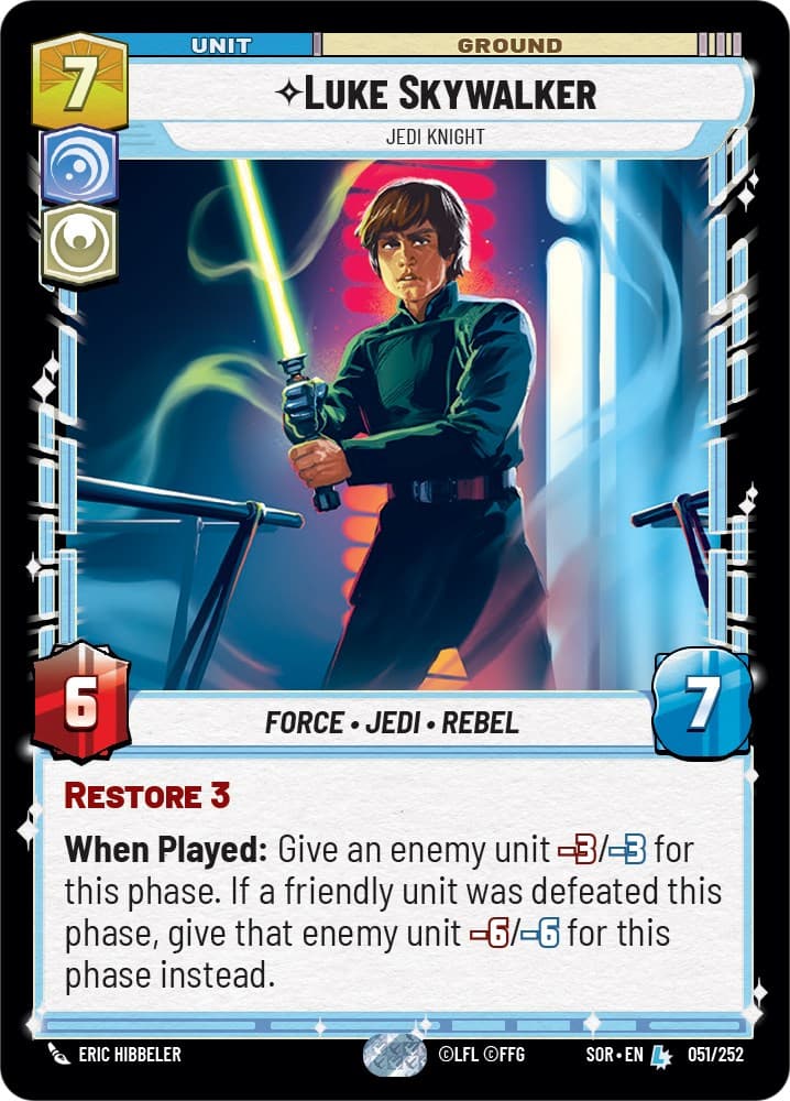 Luke Skywalker - Jedi Knight — Spark of Rebellion card