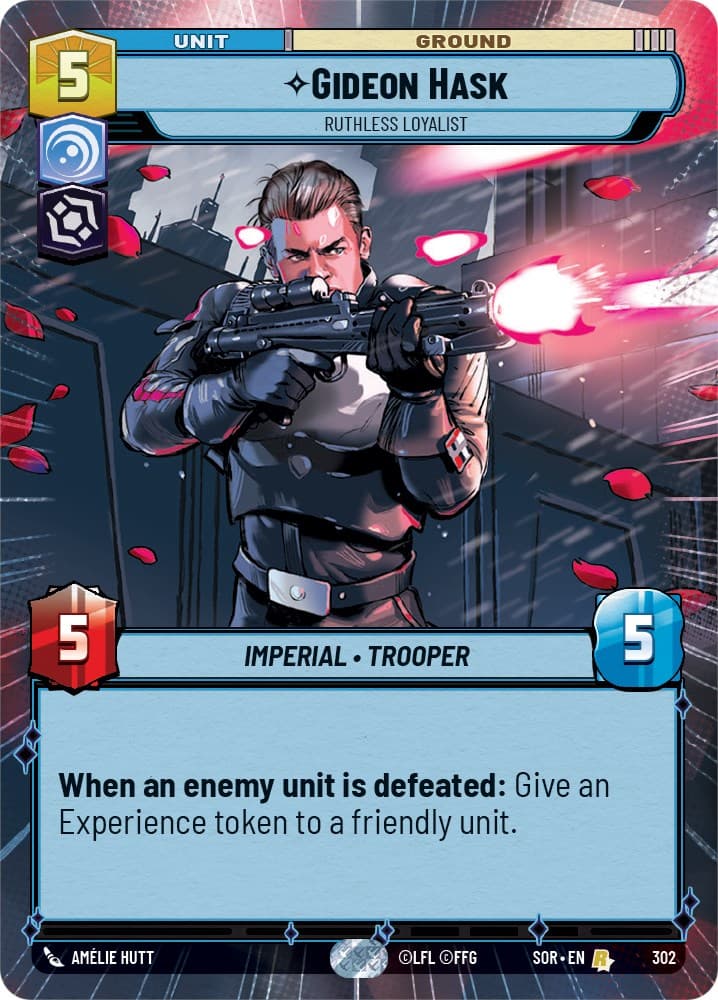 Gideon Hask - Ruthless Loyalist (Hyperspace) — Spark of Rebellion card