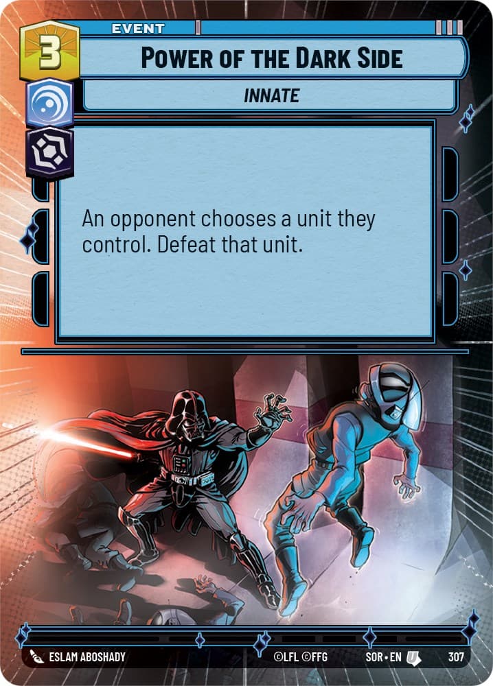 Power of the Dark Side (Hyperspace) — Spark of Rebellion card