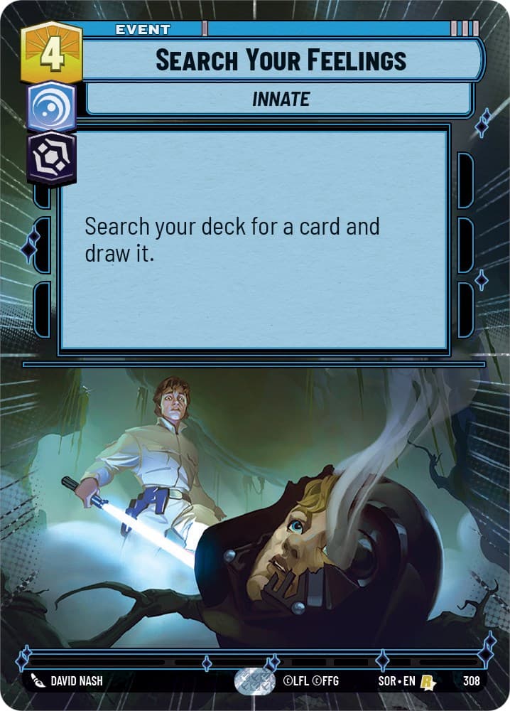 Search Your Feelings (Hyperspace) — Spark of Rebellion card