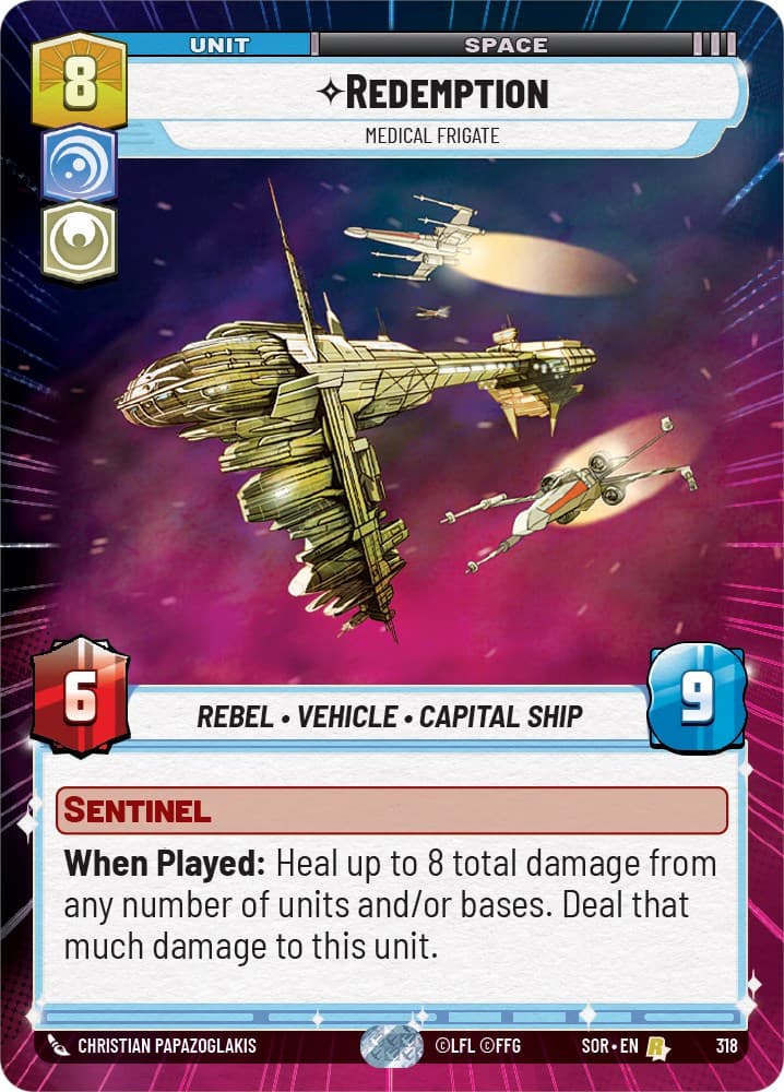 Redemption - Medical Frigate (Hyperspace) — Spark of Rebellion card
