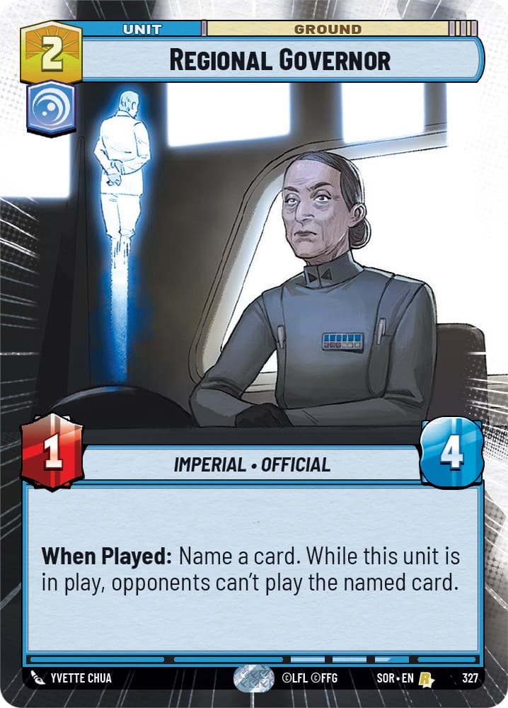 Regional Governor (Hyperspace) — Spark of Rebellion card