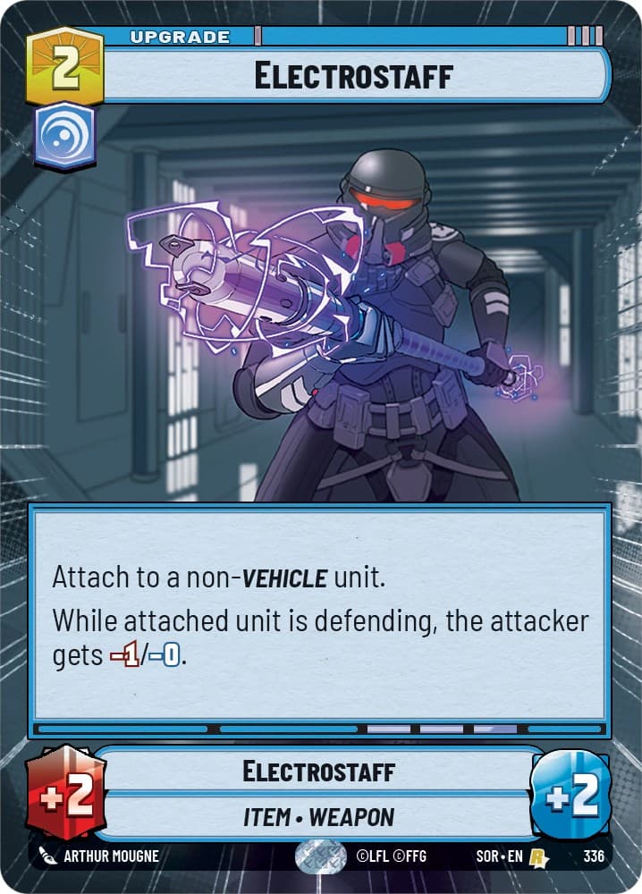 Electrostaff (Hyperspace) — Spark of Rebellion card