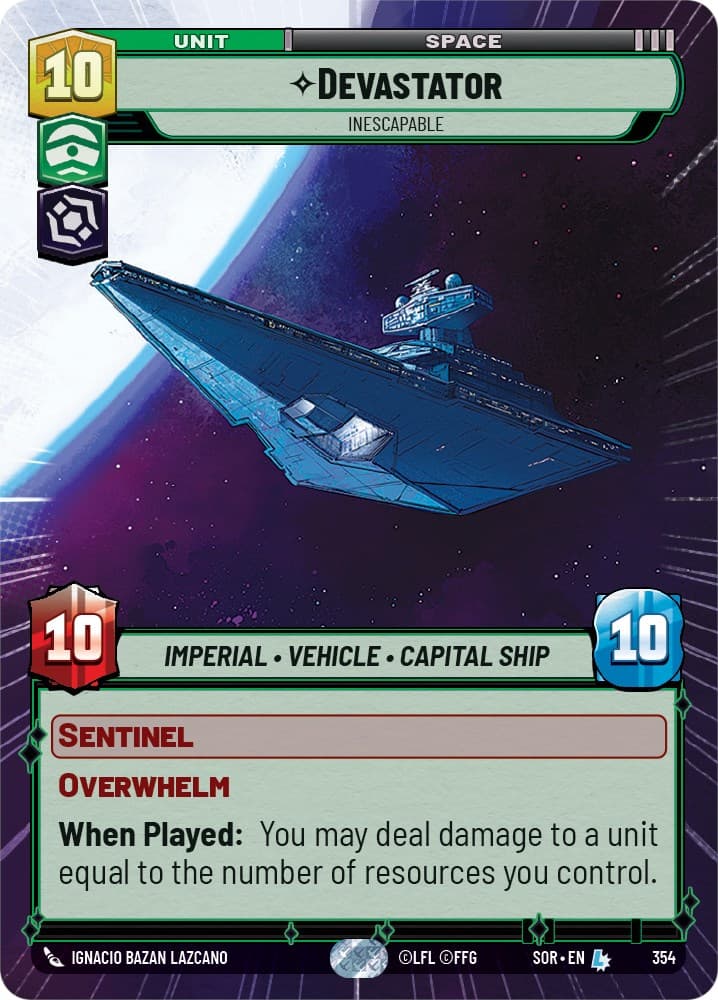 Devastator - Inescapable (Hyperspace) — Spark of Rebellion card