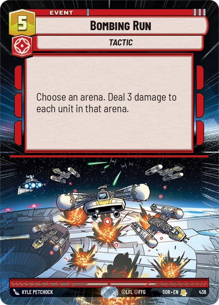 Bombing Run (Hyperspace) — Spark of Rebellion card