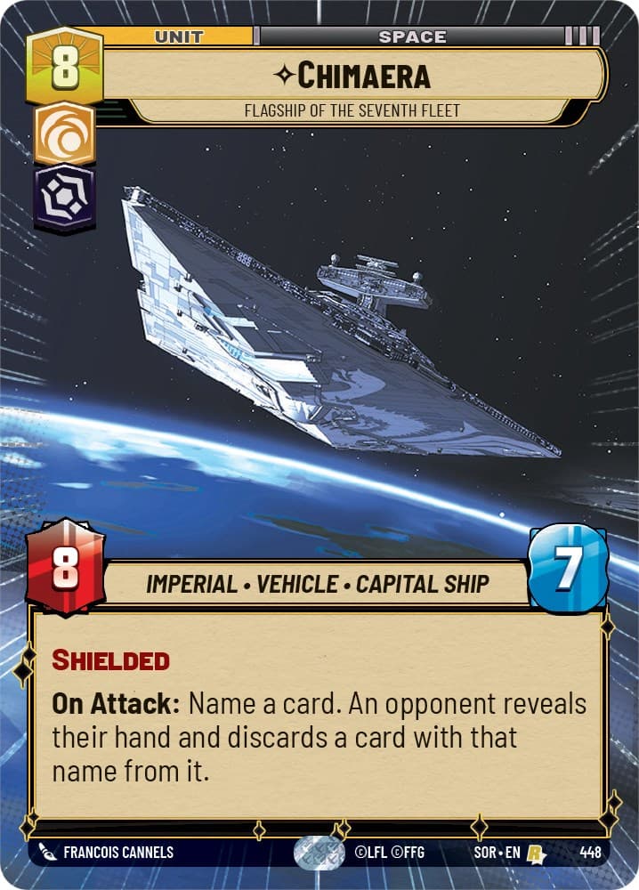 Chimaera - Flagship of the Seventh Fleet (Hyperspace) — Spark of Rebellion card