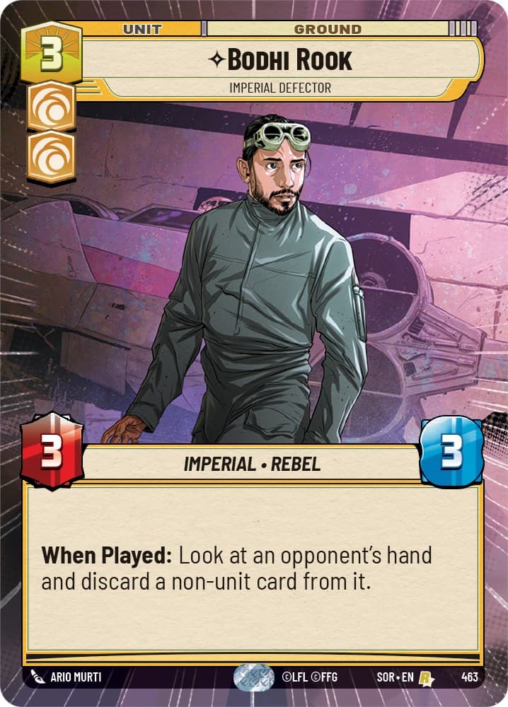 Bodhi Rook - Imperial Defector (Hyperspace) — Spark of Rebellion card