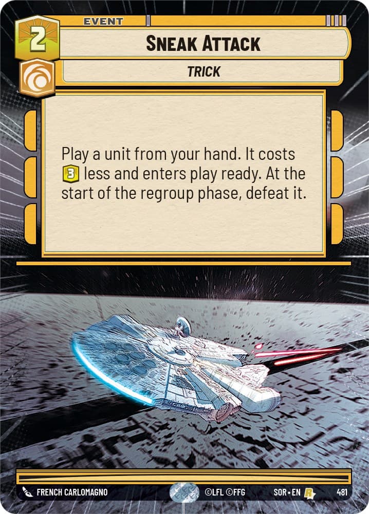 Sneak Attack (Hyperspace) — Spark of Rebellion card
