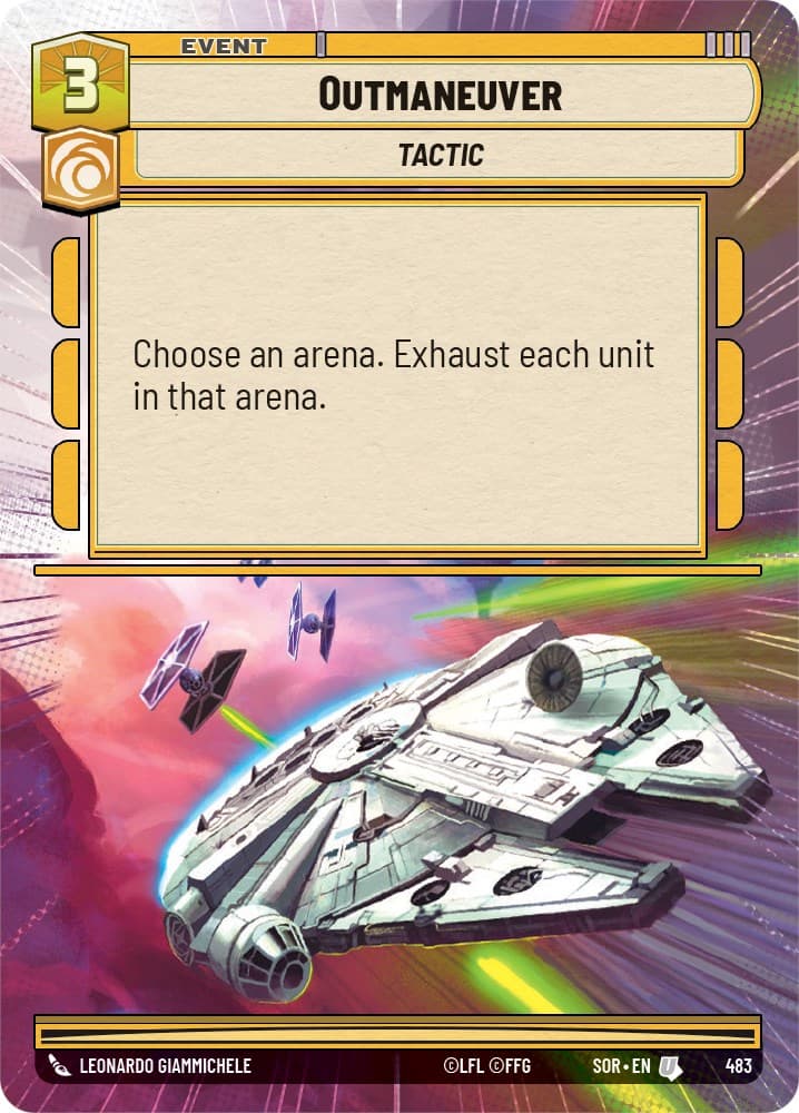 Outmaneuver (Hyperspace) — Spark of Rebellion card