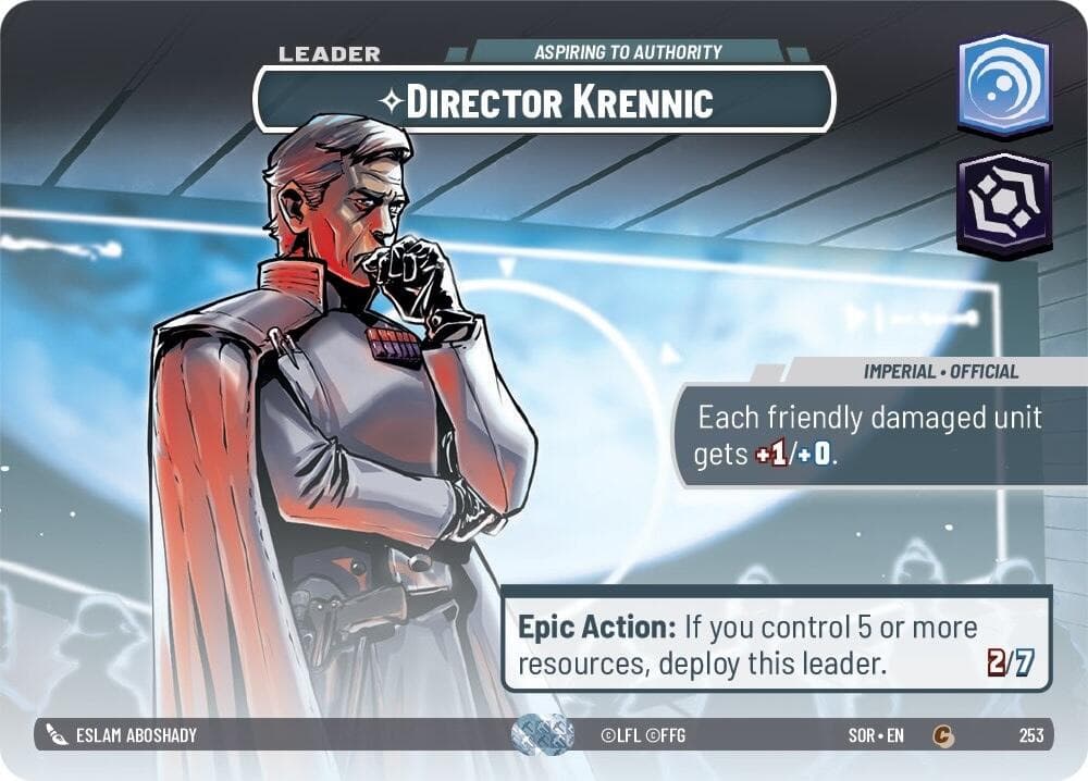 Director Krennic - Aspiring to Authority (Showcase) — Spark of Rebellion card