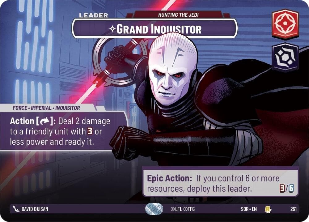 Grand Inquisitor - Hunting the Jedi (Showcase) — Spark of Rebellion card