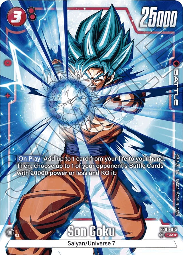 Son Goku - FB01-015 (Alternate Art) — Awakened Pulse card