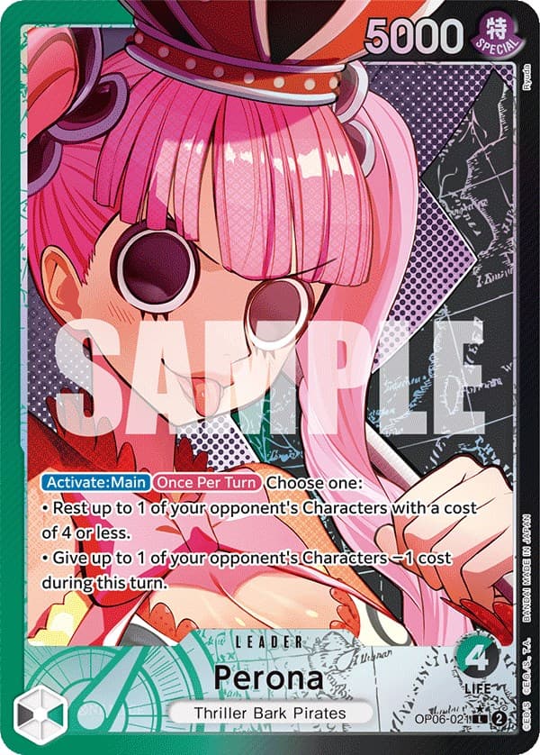 Perona (021) (Alternate Art) — Wings of the Captain card