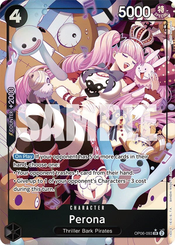 Perona (093) (Alternate Art) — Wings of the Captain card