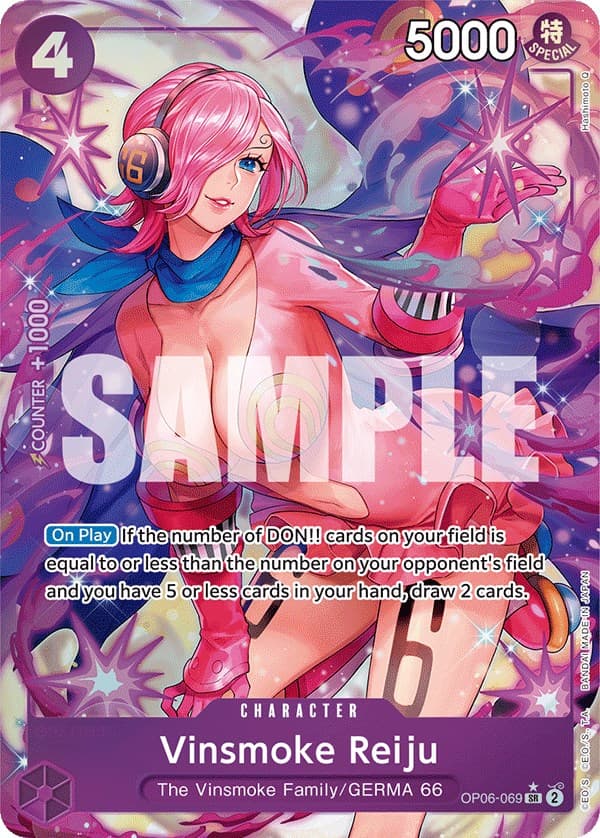 Vinsmoke Reiju (069) (Alternate Art) — Wings of the Captain card