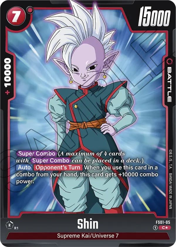 Shin (Bonus Pack Alternate Art) — Starter Deck 1: Son Goku card