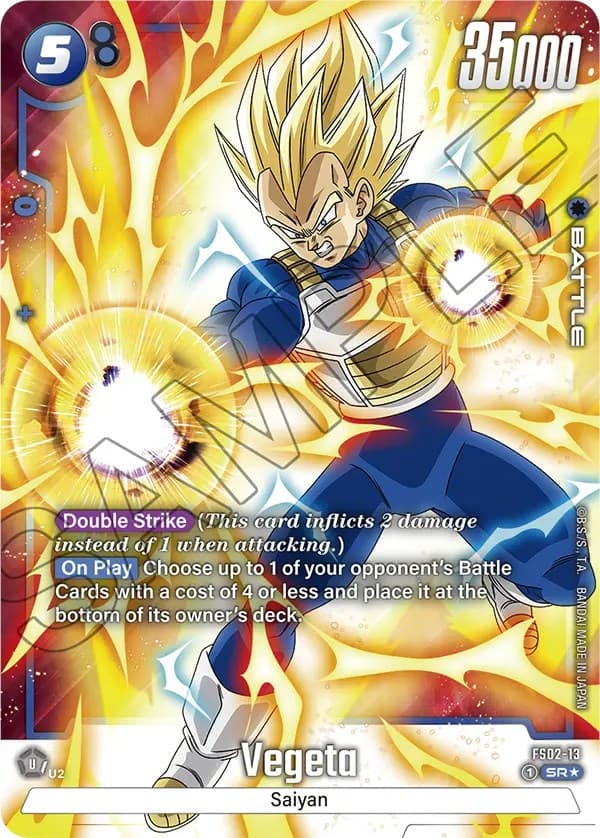 Vegeta - FS02-13 (Bonus Pack Alternate Art) — Starter Deck 2: Vegeta card