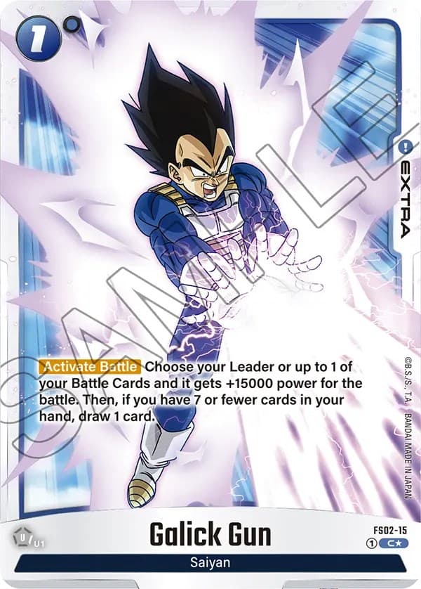 Galick Gun (Bonus Pack Alternate Art) — Starter Deck 2: Vegeta card