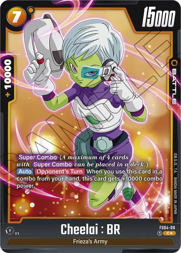 Cheelai : BR (Bonus Pack Alternate Art) — Starter Deck 4: Frieza card