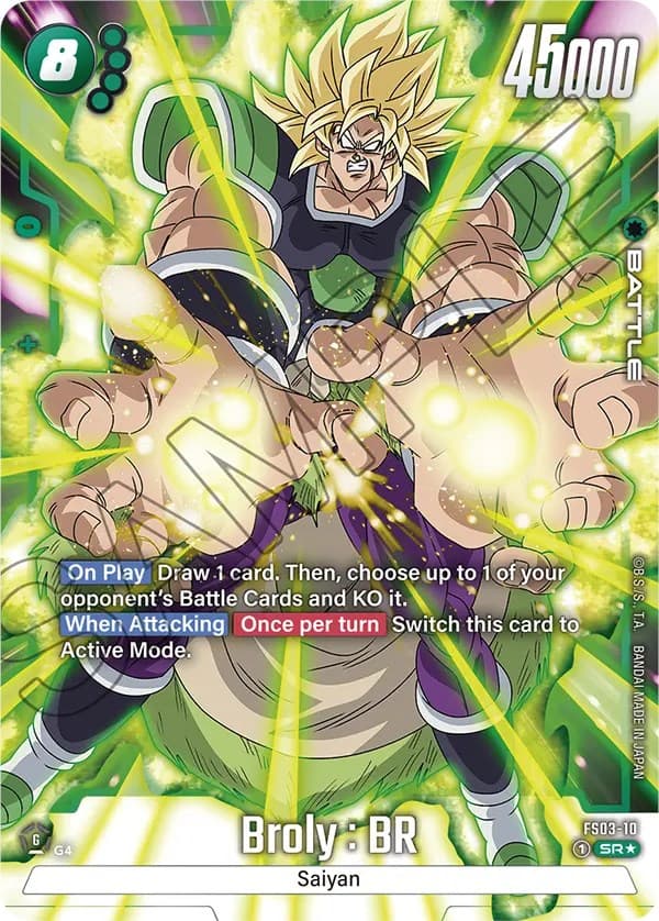 Broly : BR (Bonus Pack Alternate Art) — Starter Deck 3: Broly card