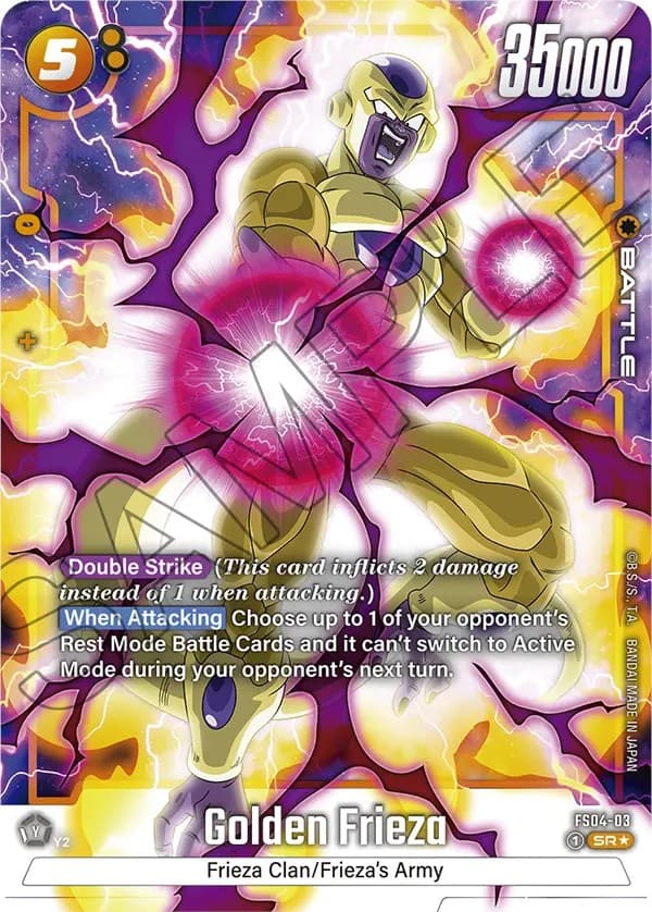 Golden Frieza (Bonus Pack Alternate Art) — Starter Deck 4: Frieza card