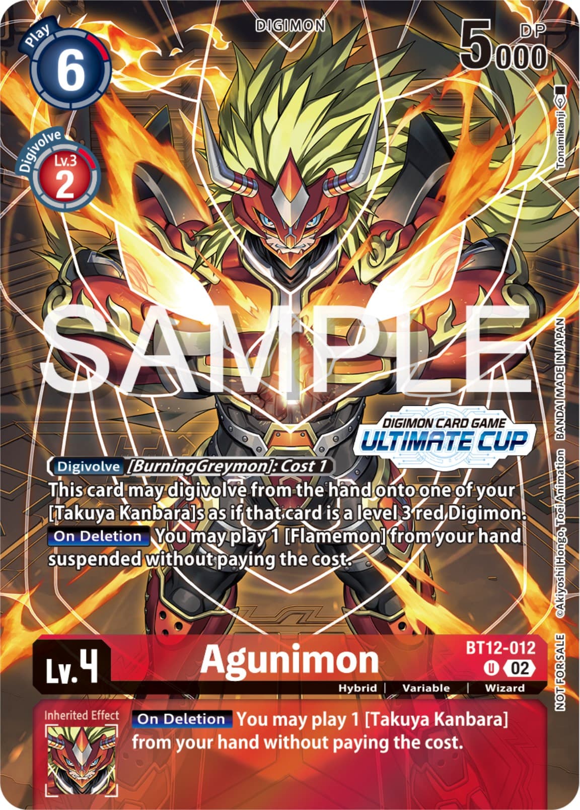 Agunimon (Ultimate Cup 2024) — Across Time card