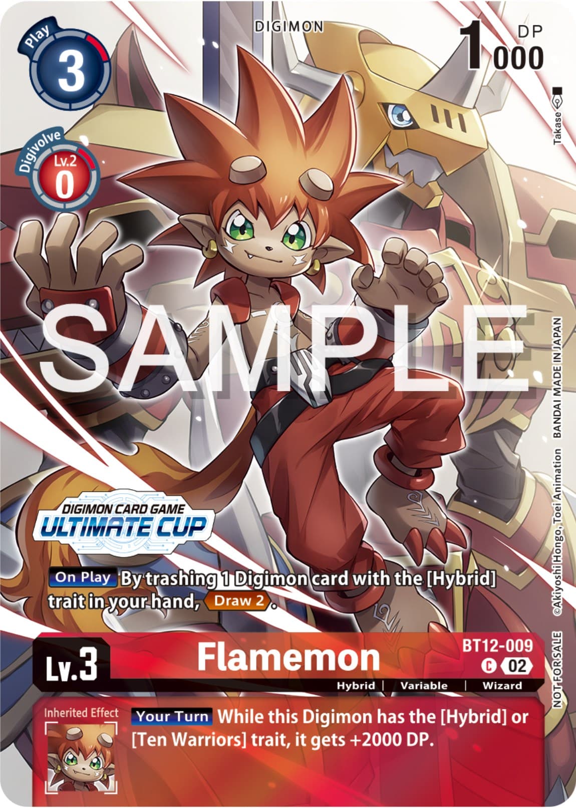 Flamemon (Ultimate Cup 2024) — Across Time card