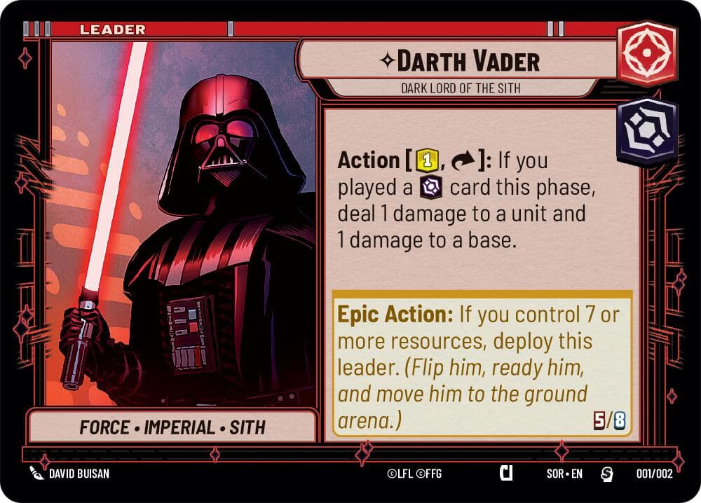 Darth Vader - Dark Lord of the Sith — Prerelease Promos card